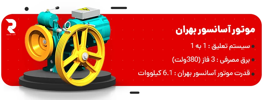 قیمت موتور آسانسور بهران