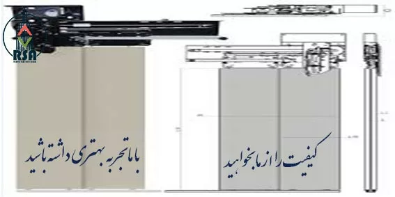 درب اتوماتیک آسانسور بهران