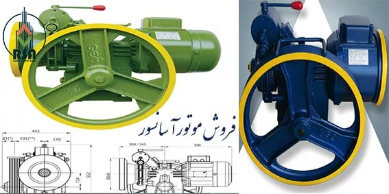 موتور آسانسور جم 6.1 کیلووات