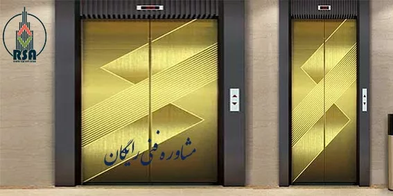 درب آسانسور استیل