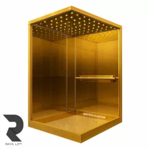 کابین آسانسور طلایی کد 3531