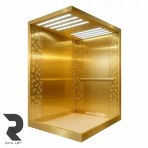 کابین استیل خشدار طلایی کد 3529