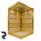 کابین استیل طلایی طرحدار کد 3530