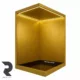 کابین آسانسور استیل کد 3504