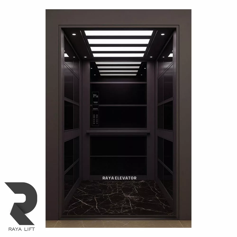 کابین آسانسور استیل کد 3509 مدرن