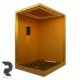 کابین آسانسور استیل کد 3516