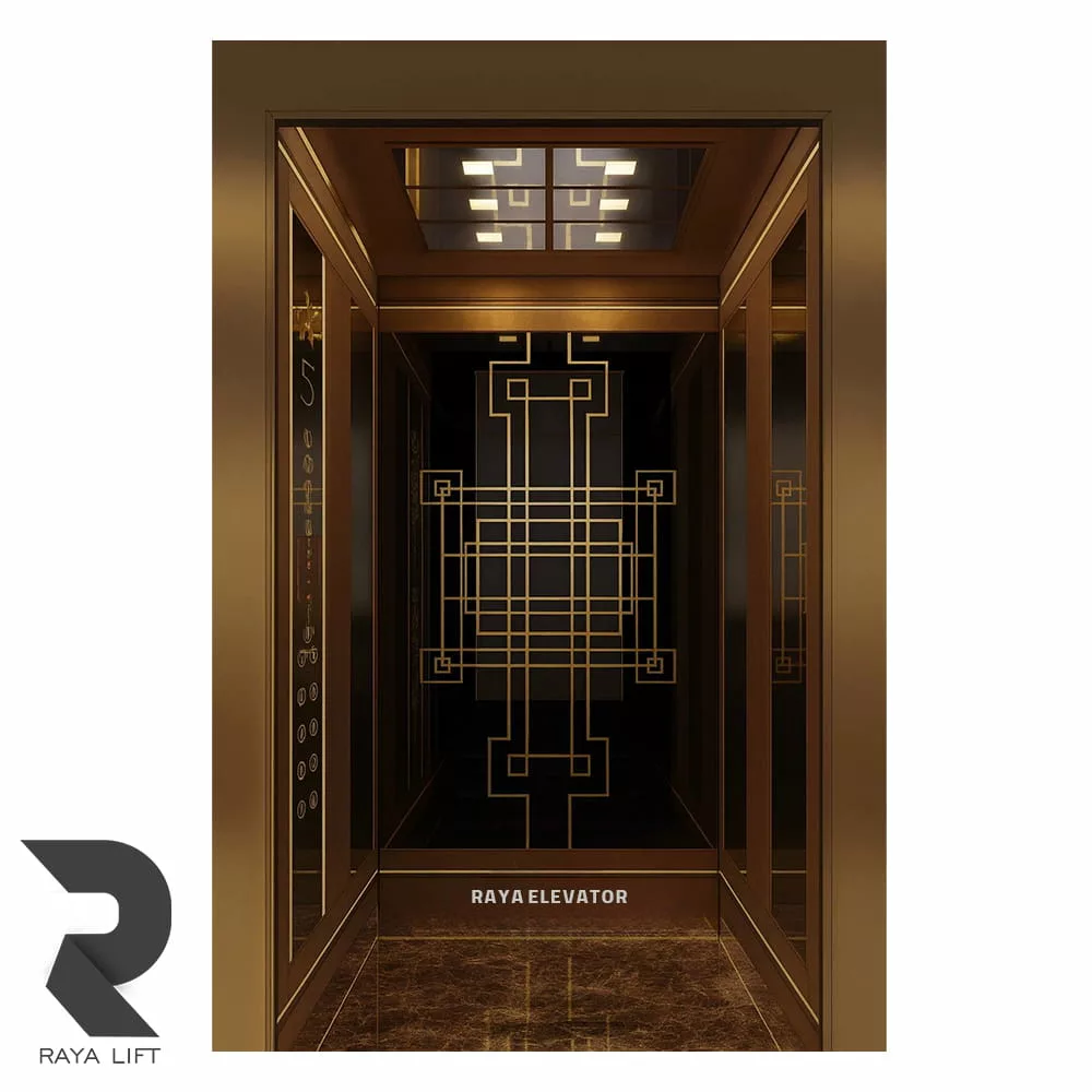 قیمت کابین آسانسور استیل کد 3522