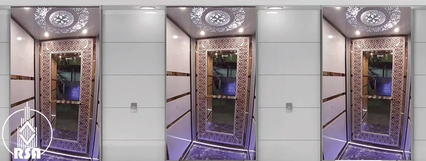 کابین آسانسور ام دی اف کد3559
