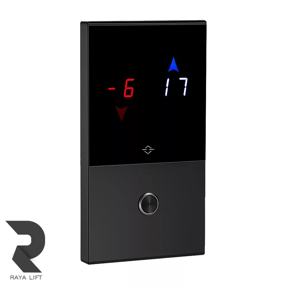 شستی طبقه آسانسور کد 1226 مشکی شستی طبقه آسانسور کد 1226 مشکی