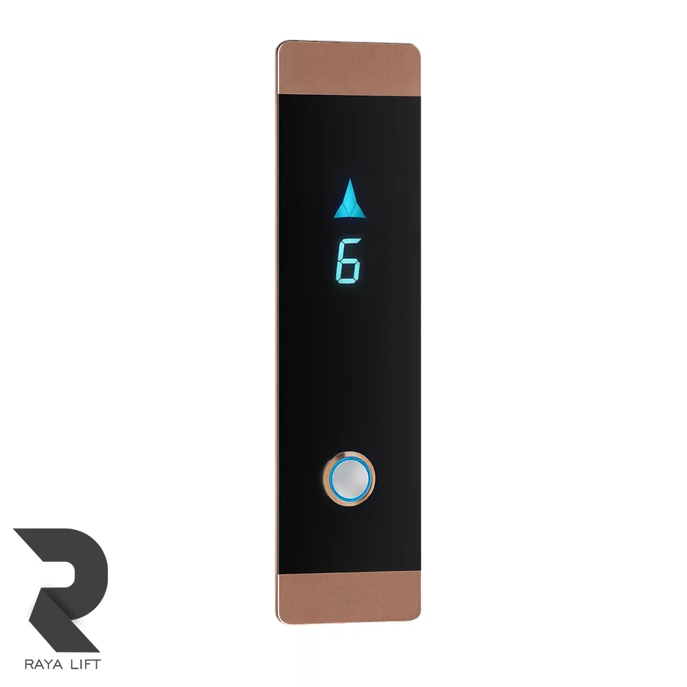 شستی طبقه آسانسور کد 1229رزگلد شستی طبقه آسانسور کد 1229رزگلد