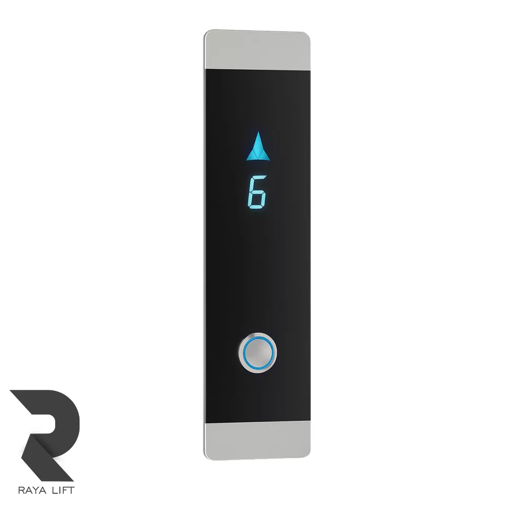 شستی طبقه آسانسور کد 1229سیلور شستی طبقه آسانسور کد 1229سیلور