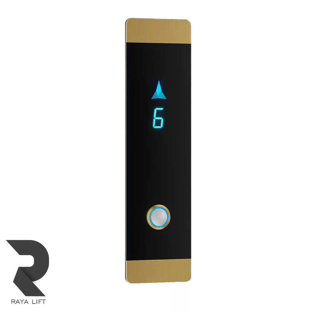 شستی طبقه آسانسور کد 1229طلایی شستی طبقه آسانسور کد 1229طلایی