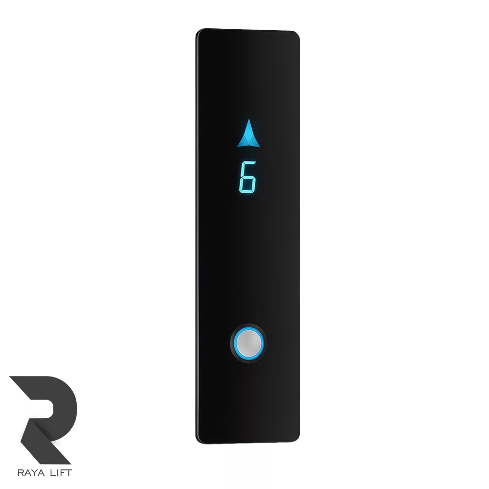 شستی طبقه آسانسور کد 1229مشکی