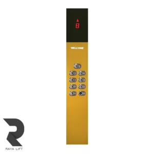 شستی کابین آسانسور کد 1202 طلایی