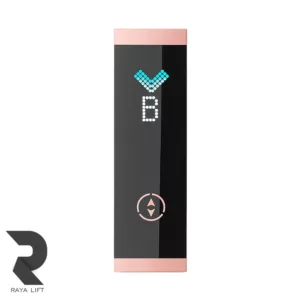 شستی طبقه آسانسور کد 1214 رزگلد