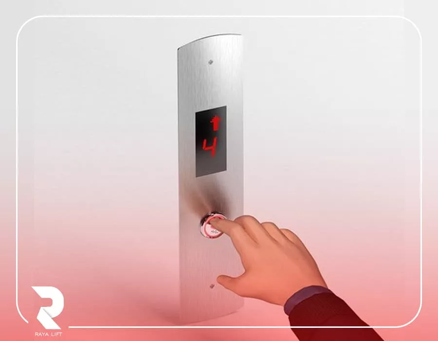 شستی طبقه آسانسور تکی