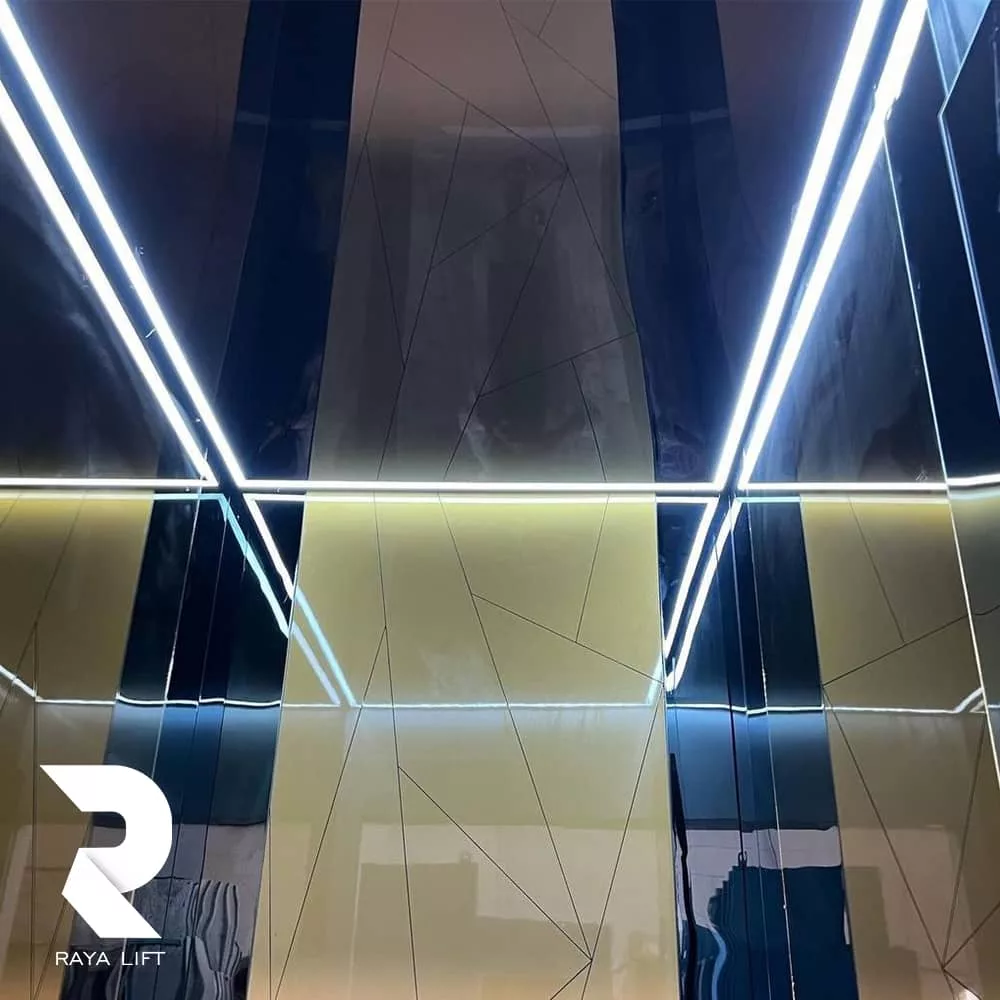 کابین آسانسور استیل کد3573