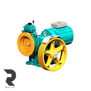 موتور آسانسور بهران 9.2kw سرعت 1متر بر ثانیه