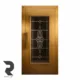 درب لولایی آسانسور تمام استیل طلایی
