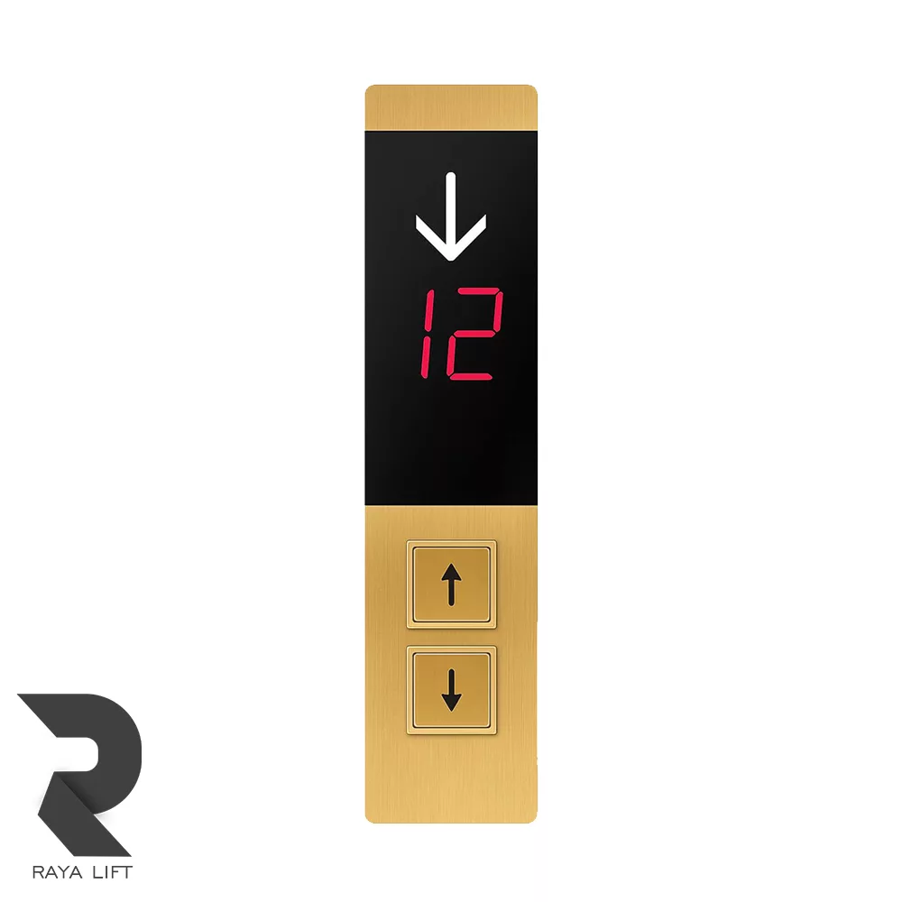 خرید شستی طبقه آسانسور کد 1235طلایی