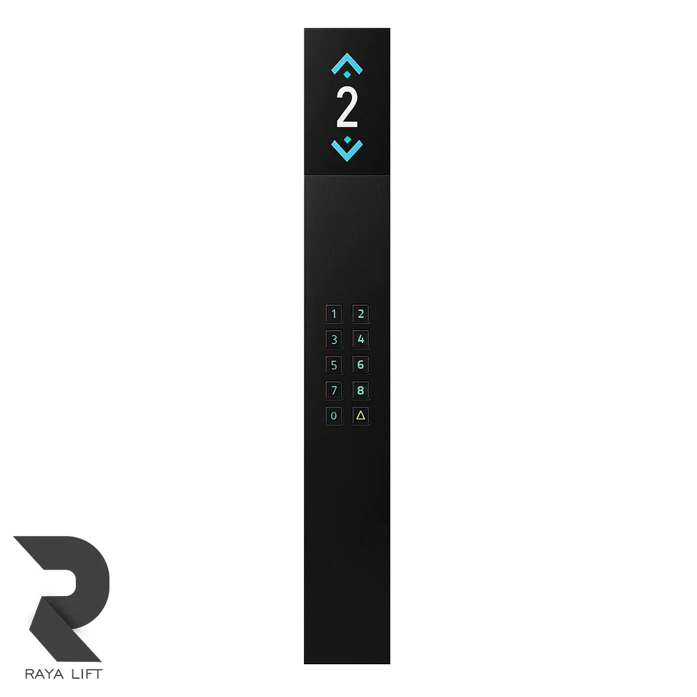 شستی کابین آسانسور کد 1242بلک خرید شستی کابین آسانسور کد 1242بلک