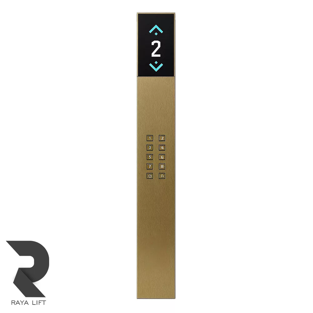 شستی کابین آسانسور کد 1242طلایی