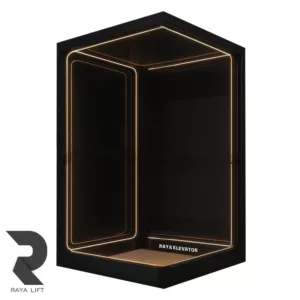 کابین آسانسور شیشه ای طرح کریستالون