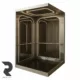 کابین آسانسور طرح اونیکس تمام استیل خاکی